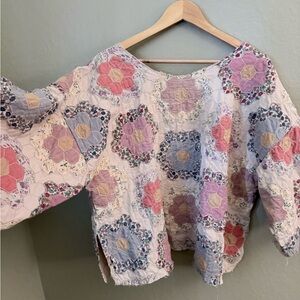 Magnolia Pearl Multicolor Patchwork Sweater